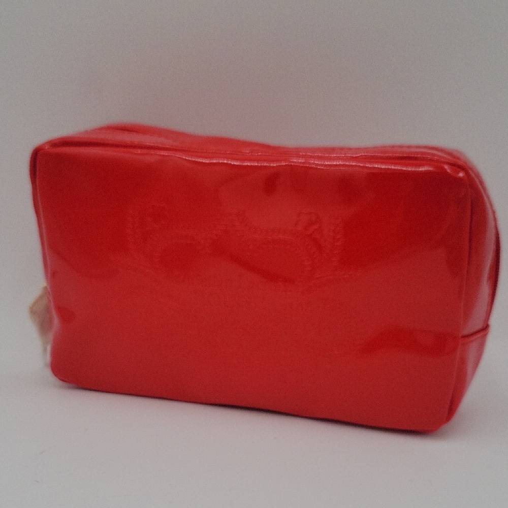 NWT Christian Lacroix Red Patent Cosmetic Pouch